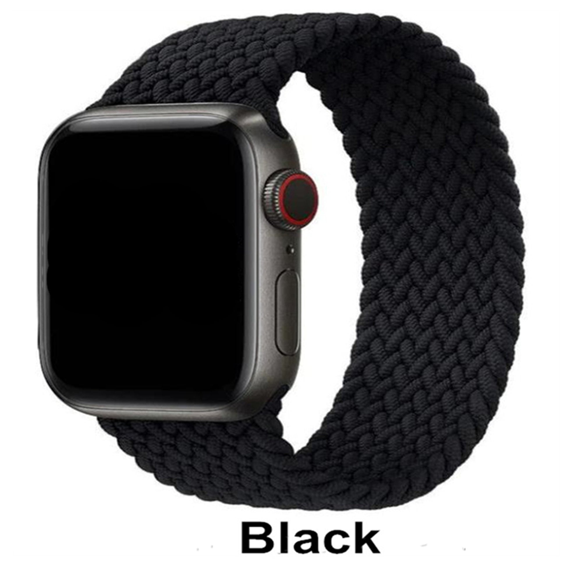 Bracelet de remplacement tressé à boucle solo pour Apple Watch iWatch Bracelet de remplacement tressé à boucle solo pour Apple Watch iWatch
